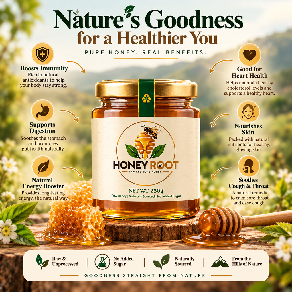Honey Root Multi Flower Honey