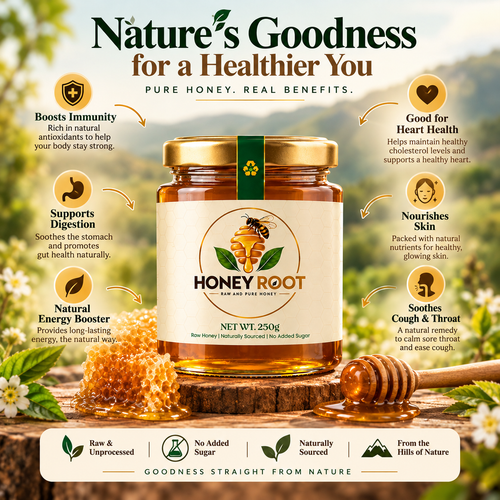 Honey Root Multi Flower Honey